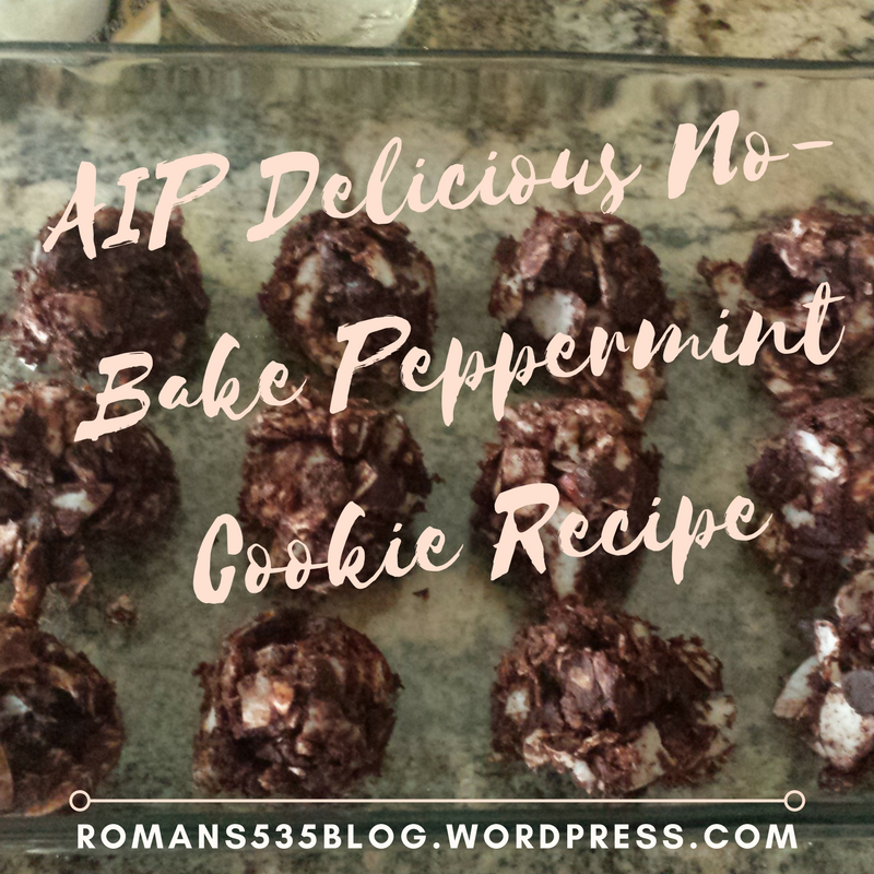 AIP Delicious No-Bake Peppermint Cookie Recipe